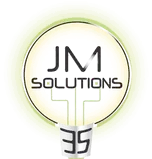 Logo JM Solutions 35, électricien en Ille-et-Vilaine